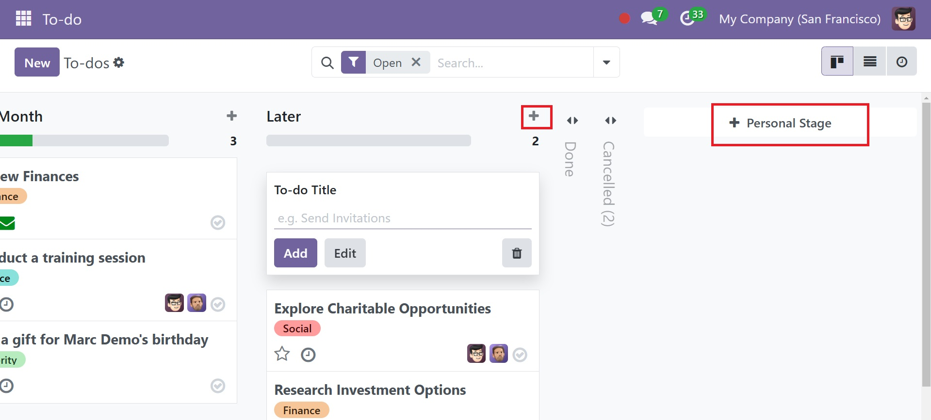 Odoo 18 Project