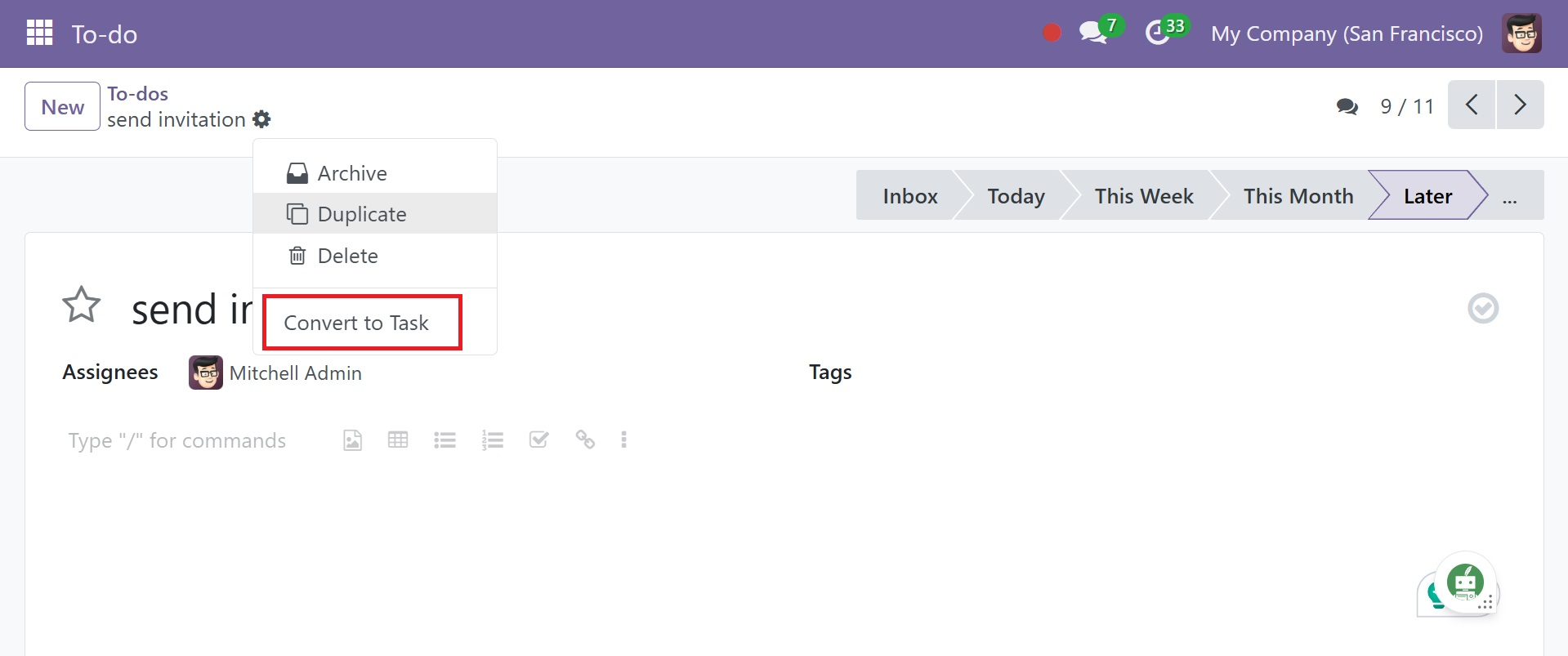 Odoo 18 Project